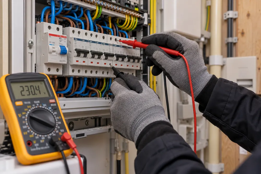 Elektrische storing onderzoeken met meetapparatuur